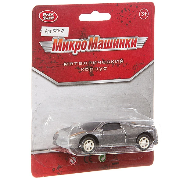 Металл. машина Микромашинки Joy Toy, 14*12см, CRD, арт.6204-2