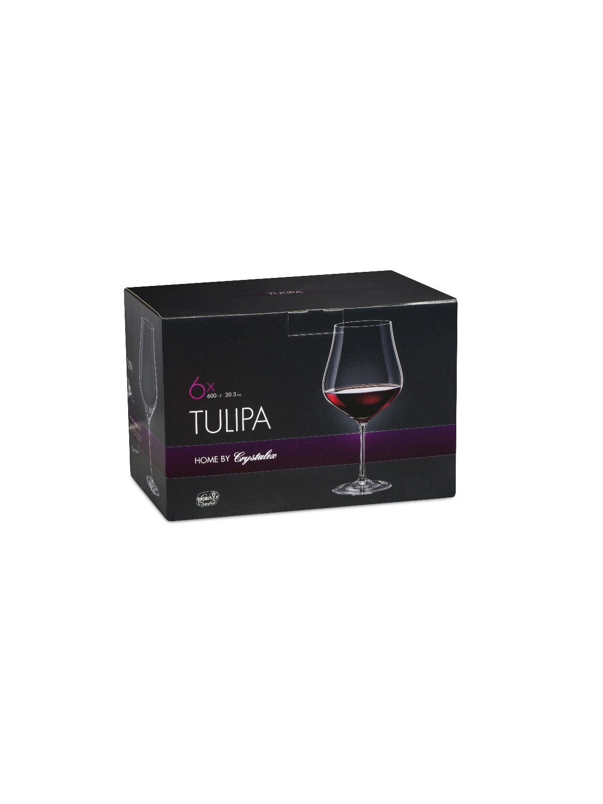 Набор бокалов для вина TULIPA 6 штук, 600мл.