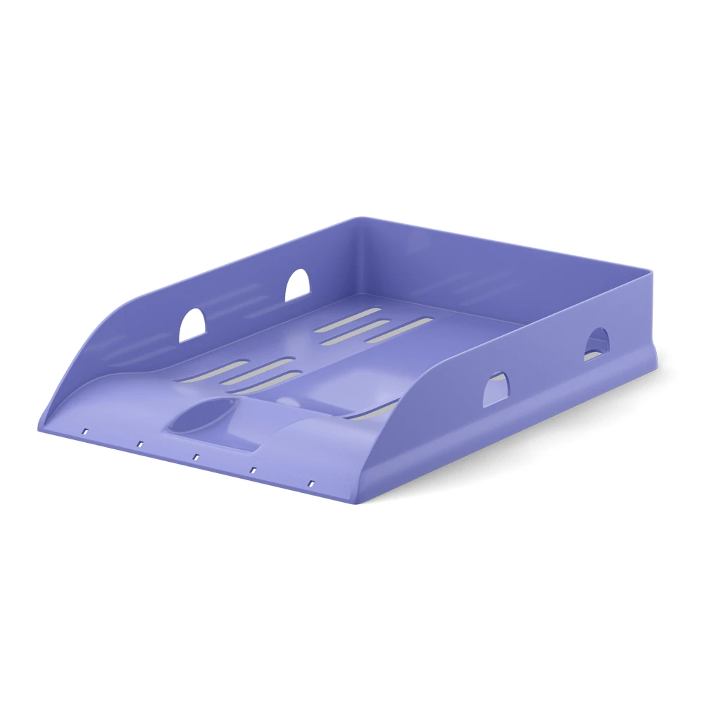 Лоток для бумаг пластиковый Erich Krause® Base, Pastel, фиолетовый