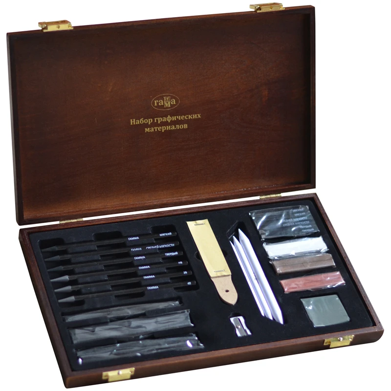 Набор графических материалов Гамма "Студия", 31 предмет, в