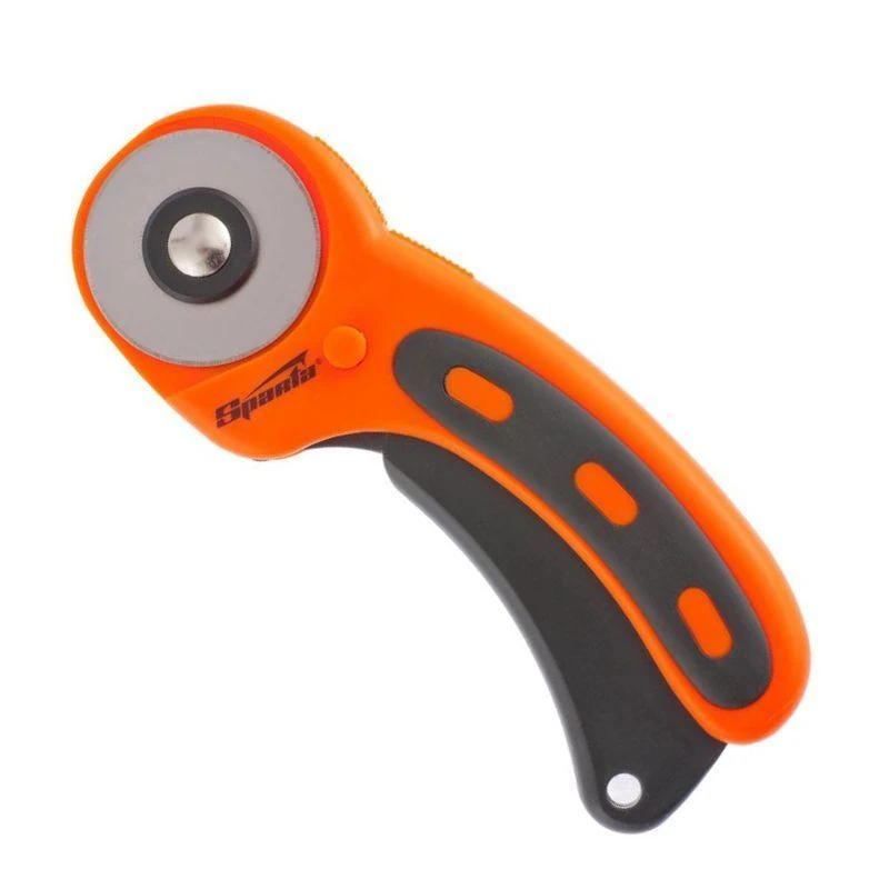 Нож Sparta 45 мм, вращающееся лезвие-ролик, пласт. эргоном. ручка 789905 Нож Sparta 45 мм, вращающееся лезвие-ролик, пласт. эргоном. ручка 789905