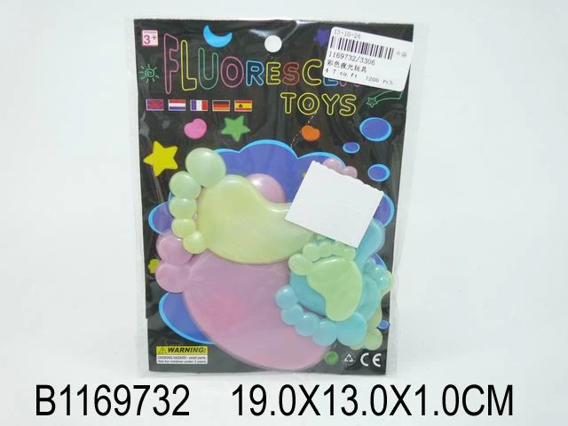 Набор наклеек флюоресцентных. Следы (9 дет.) в пак. (19х13) (Арт. 1169732)