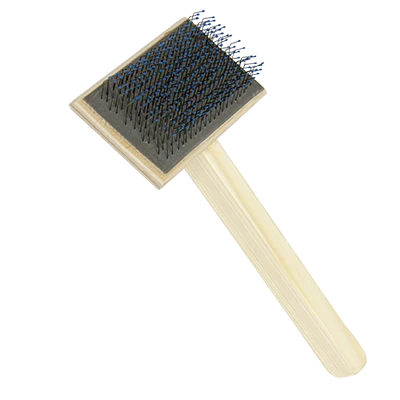 Пуходерка деревянная "Кирпич" большая с каплей "Зооник" Пуходерка деревянная "Кирпич" большая с каплей "Зооник"