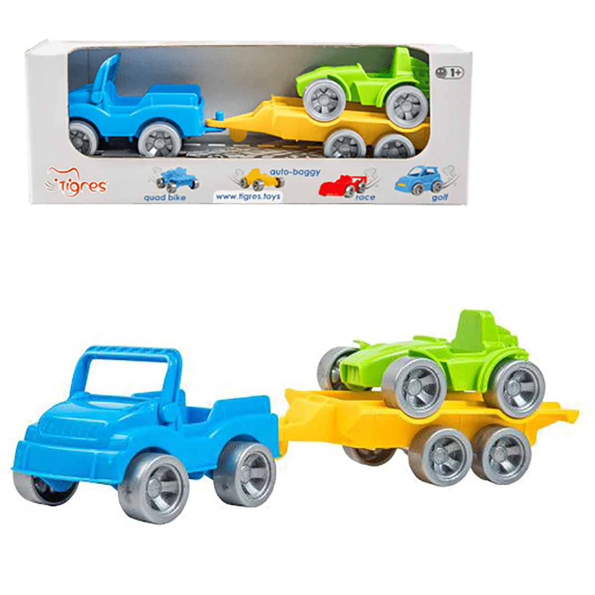 Арт.39544 Набор авто "Kid cars Sport" 3 эл. (Джип + багги) 25х8х8,5см