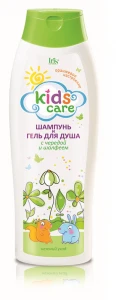 Iris Kids Care Детский Шампунь и Гель для душа ЧЕРЕДА и ШАЛФЕЙ 400мл/12шт