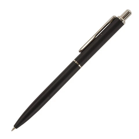 Ручка бизнес-класса шариковая BRAUBERG Larghetto, СИНЯЯ, корпус черный с