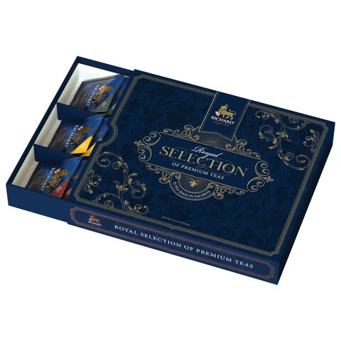 Чай RICHARD "Royal Selection Of Premium Teas" набор 9 видов ассорти 72