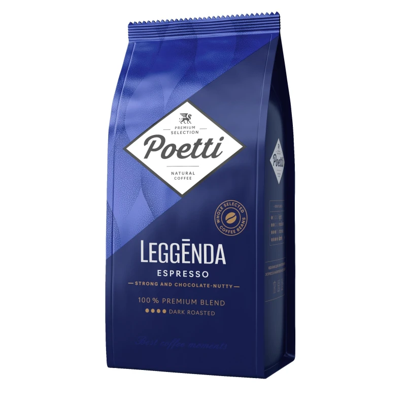 Кофе Poetti Leggenda Espresso в зернах, 1кг