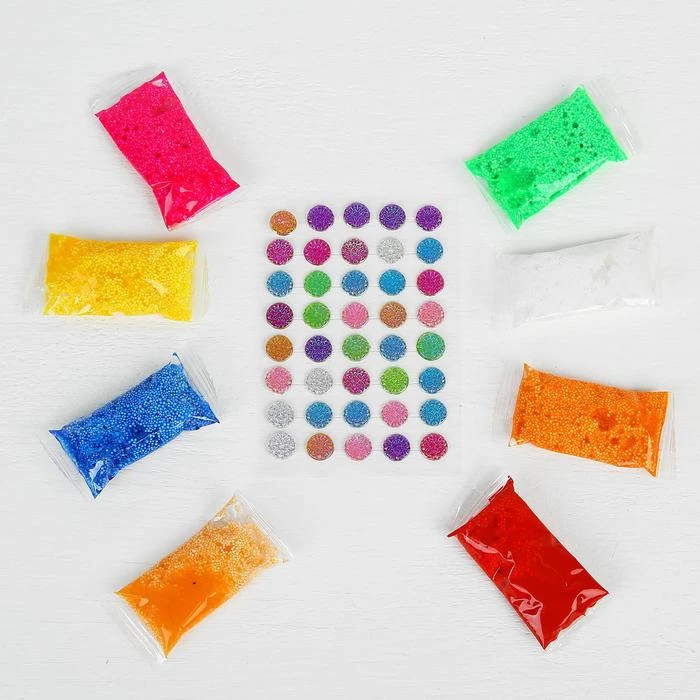 Аппликация шариковым пластилином «Морское дно» 8 цв. по 4 г, подставка, МИКС