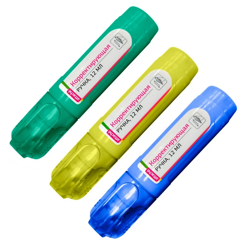 Корректирующая ручка 12 мл., Attache, металлический наконечник