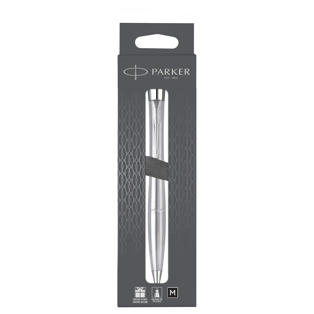 Ручка шариковая Parker "Urban Мetro Metallic CT" черная, 1,0мм,