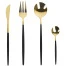 Набор столовых приборов 4 предмета (нож столовый, вилка столовая, ложка