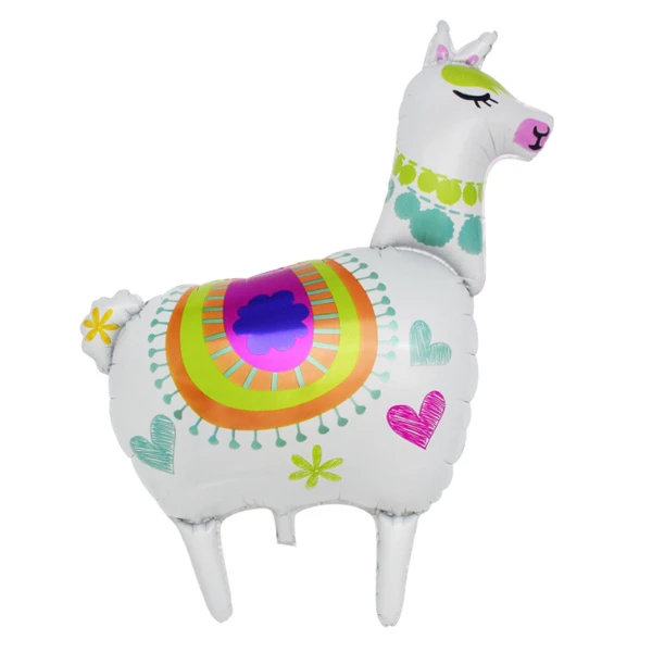Фигура Лама WHITE 75 см Х 91 см шар фольгированный Фигура Лама WHITE 75 см Х 91 см шар фольгированный