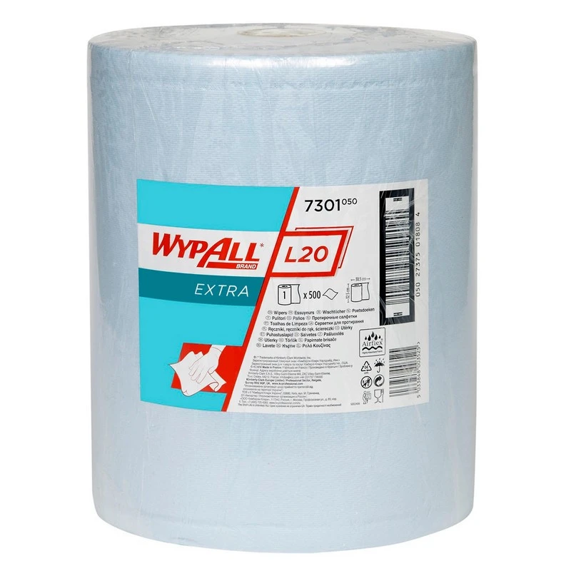 Салфетка хозяйственная рулон WYPALLxL20 Extra+ LR 2ply Blu 38,5х32,5см 7301