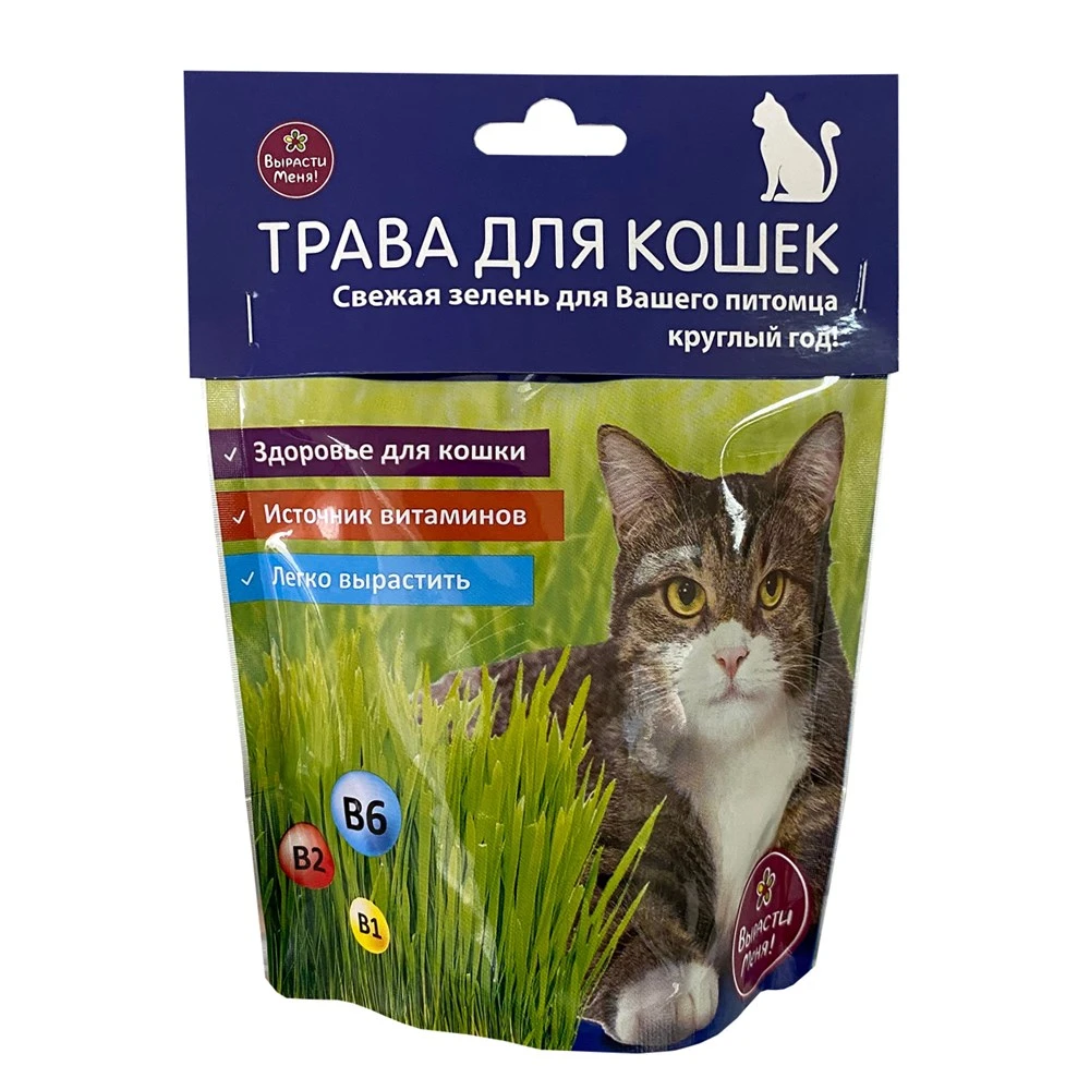 Трава для кошек (дой-пак)