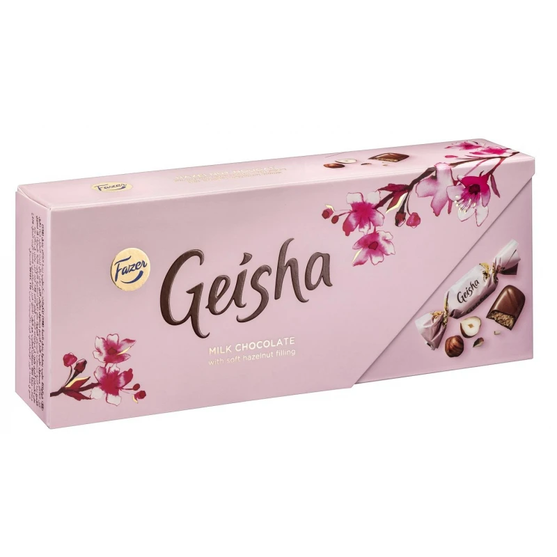 Набор конфет Geisha молочный с тертым орехом, 270г