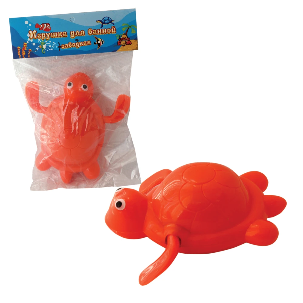 Тилибом, заводная игрушка Для ванной, черепаха,9 см, 58998