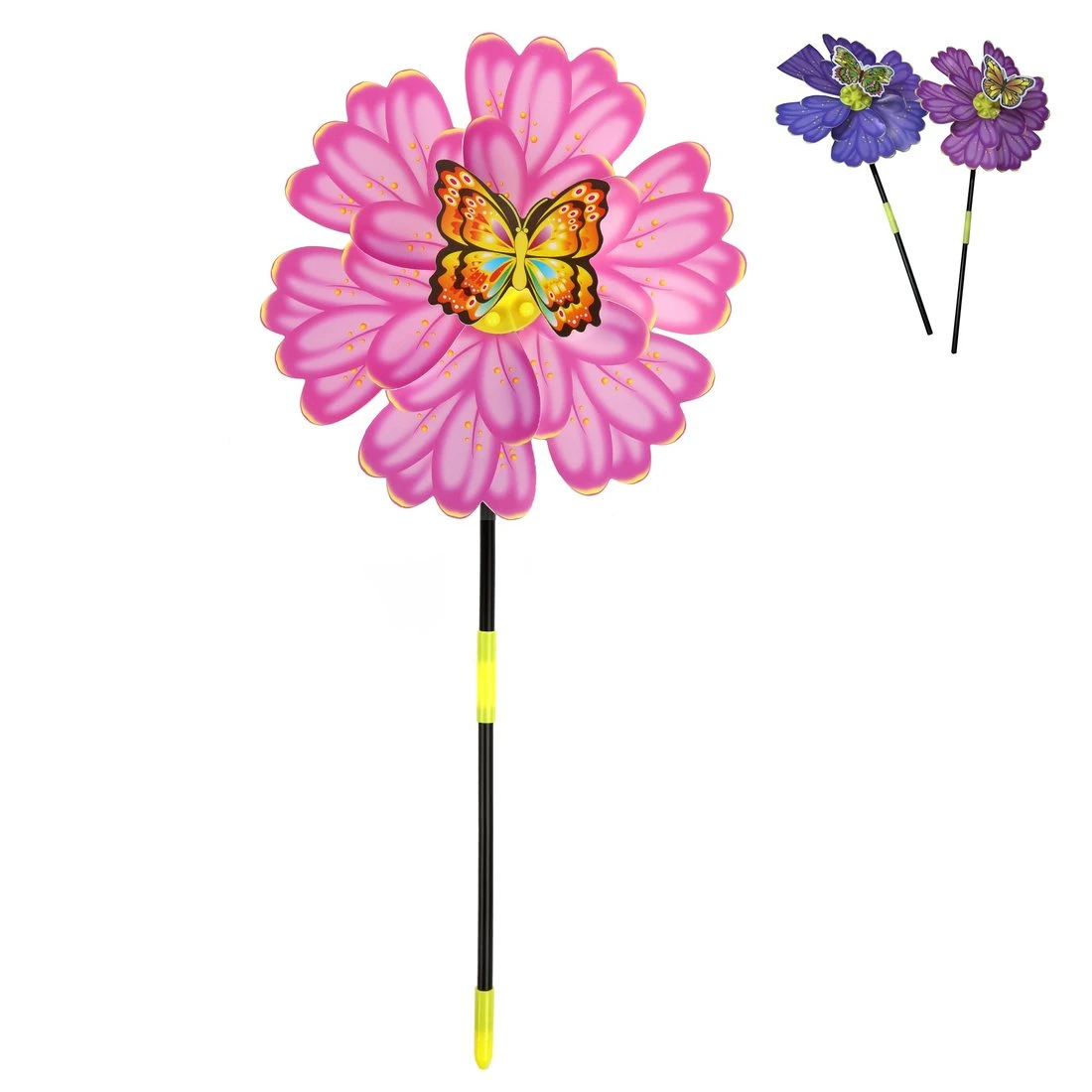 Вертушка Бабочка на цветке, 49 см. 636079