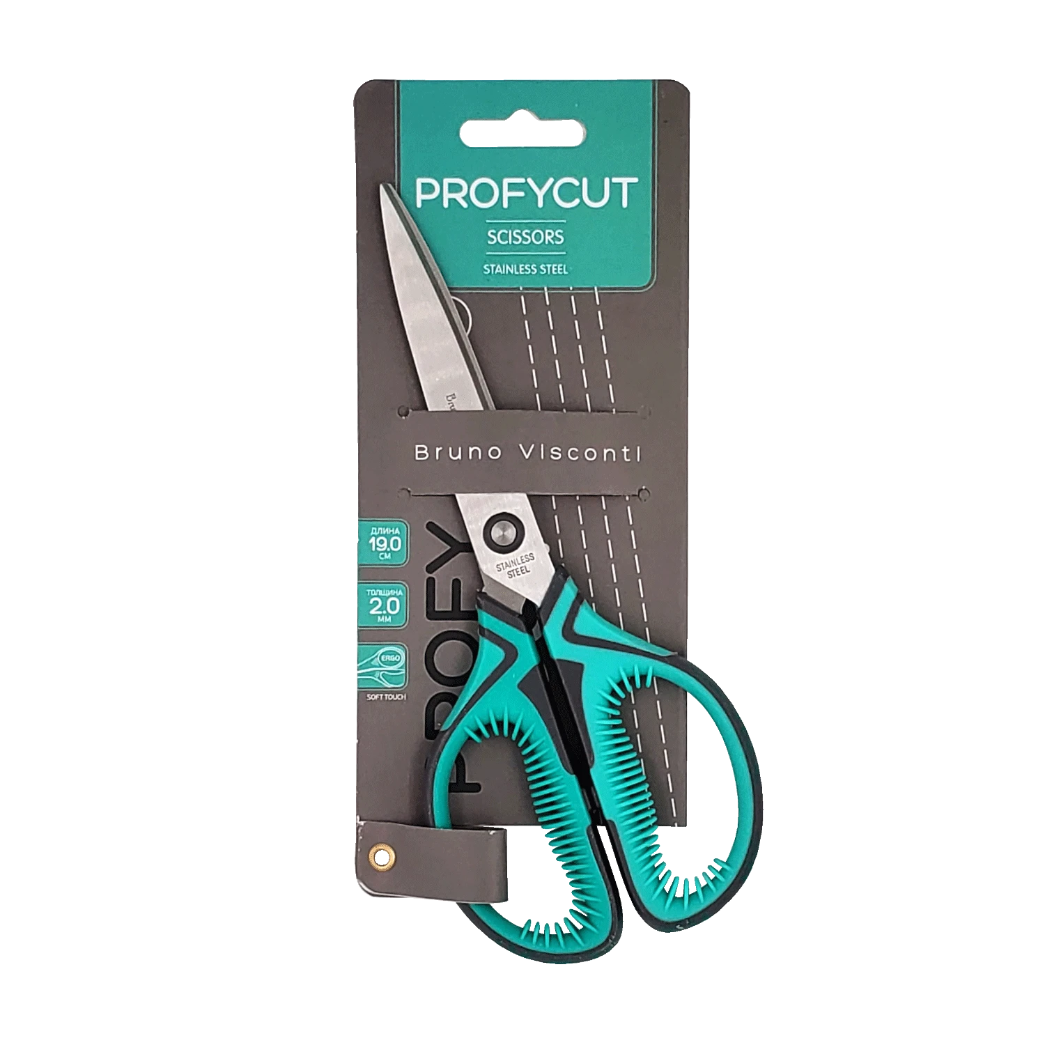 НОЖНИЦЫ C ЗАЩИТНЫМ ЧЕХЛОМ "PROFYCUT" 19 см