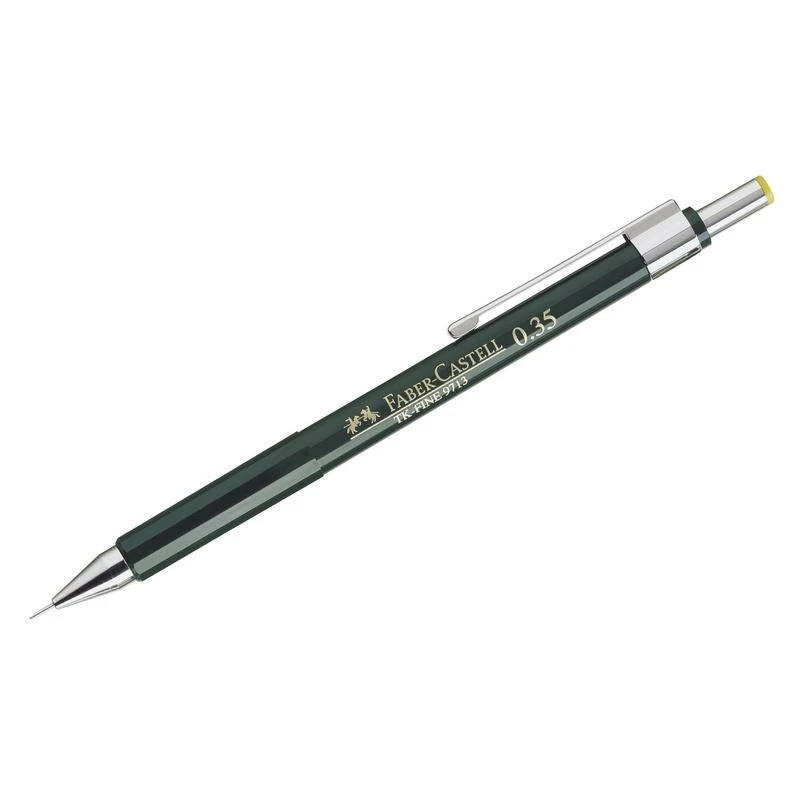 Карандаш механический Faber-Castell "TK-Fine 9713", 0,35мм, с ластиком