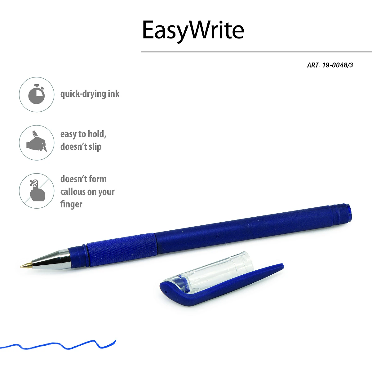 РУЧКА ПОД ПЕРСОНАЛИЗАЦИЮ "EasyWrite.ORIGINAL. Синий корпус" ШАРИКОВАЯ