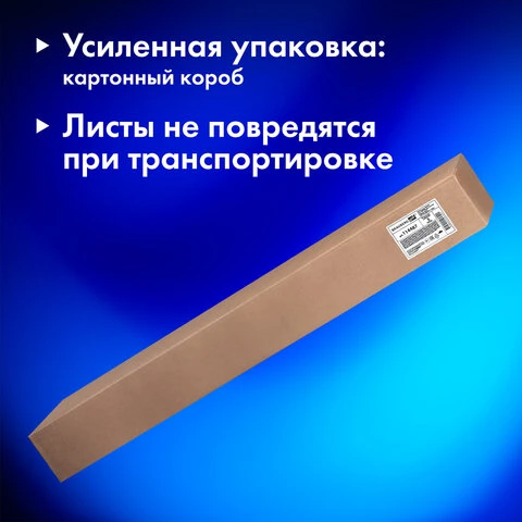 Бумага для акварели А0 (1200х840 мм), 5 листов, среднее зерно, 200 г/м2, ГОЗНАК,