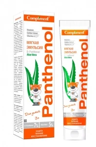 Compliment Panthenol ALOE VERA Мягкая эмульсия для детей, 75мл/15шт, арт.641566