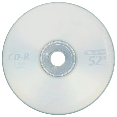 Диски CD-R VS 700 Mb 52x Bulk (термоусадка без шпиля), КОМПЛЕКТ 50 шт.,