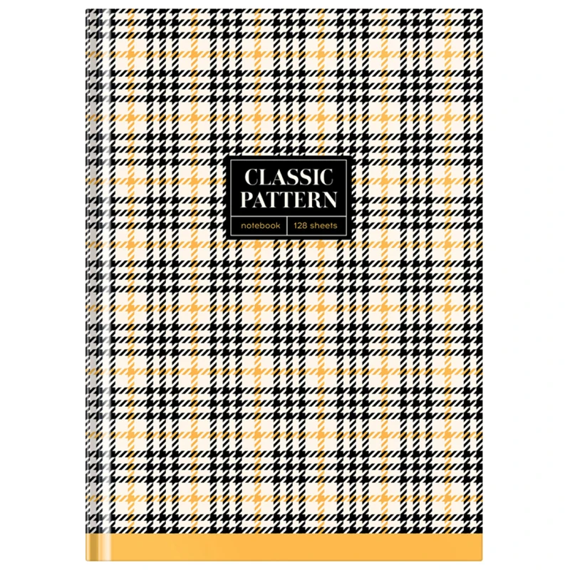 Бизнес-блокнот А4 128л., OfficeSpace "Узор. Classic pattern",