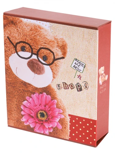 Фотоальбом на 40 фото 10х15 Медвежонок - джентльмен АФ-8970