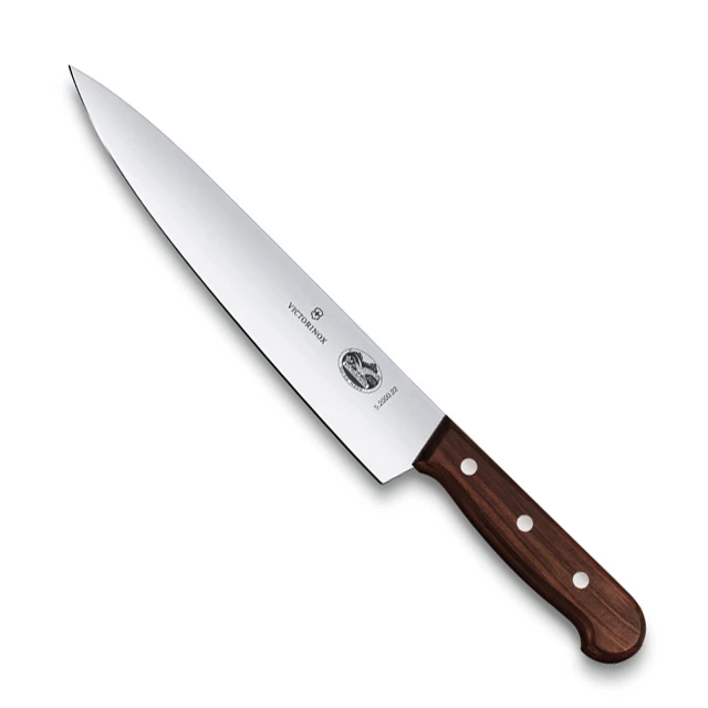 Нож Victorinox разделочный, лезвие 22 см, прямое, рукоять из палисандрового