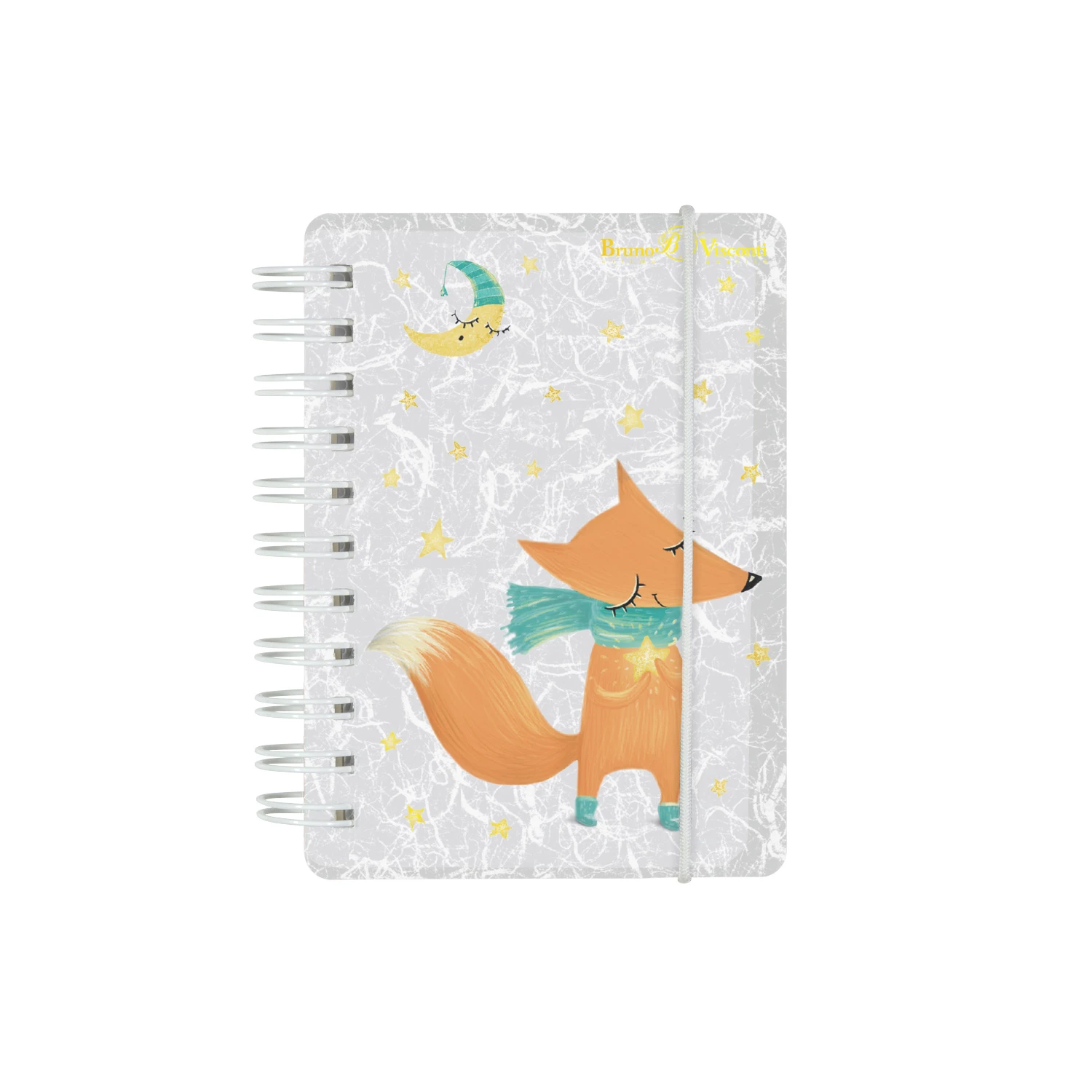 "CUTE JOURNAL" А7, 80 Л. НА ГРЕБНЕ С РЕЗИНКОЙ "ВОЛШЕБНЫЕ