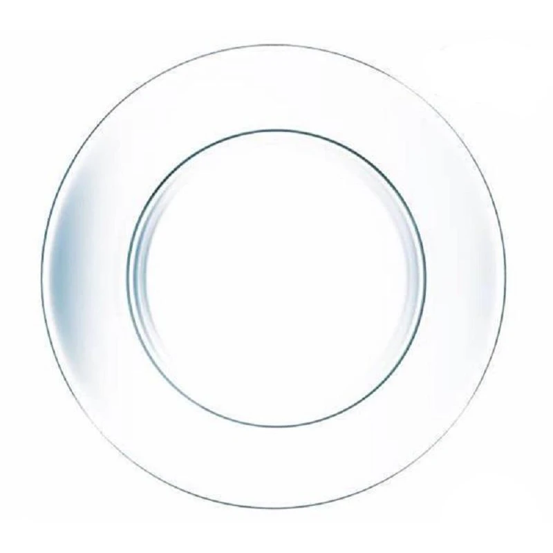 Тарелка обеденная Симпатия, стеклянная, d=25 cм (OCZ1886)