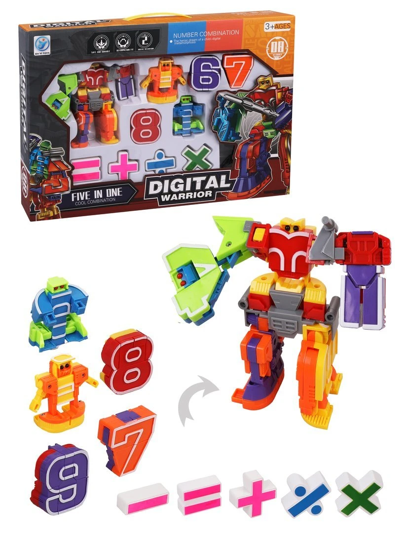 Набор роботы-трансформеры, в комплекте предметов 16 штук Набор роботы-трансформеры, в комплекте предметов 16 штук