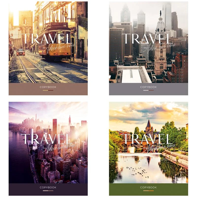 Тетрадь 48л., А5, клетка ArtSpace "Путешествия. Adventure time",