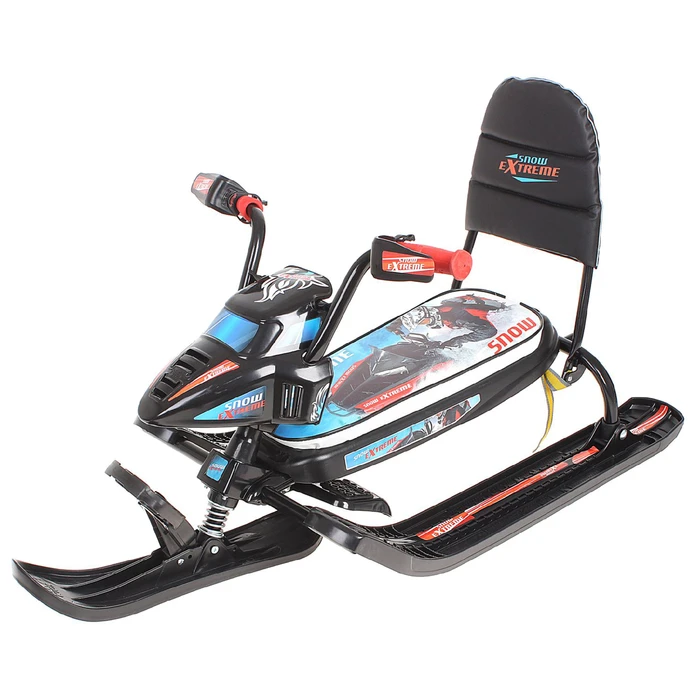 Снегокат Ника-Snowpatrol «Гонки», цвет чёрный