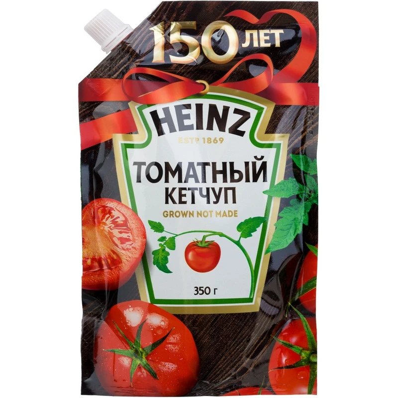 Кетчуп Heinz Томатный дой-пак, 350 г