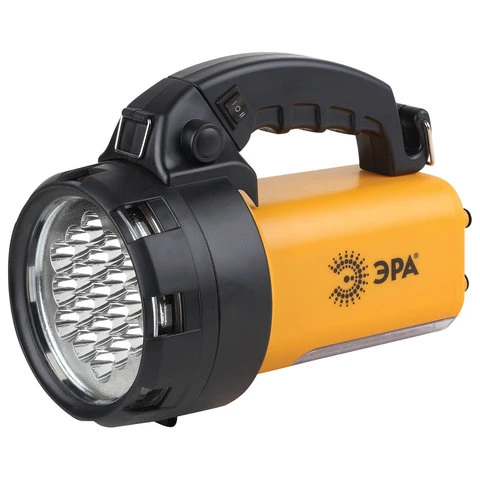 Фонарь-прожектор светодиодный ЭРА PA-601 "АЛЬФА", 19xLED + 24xLED,