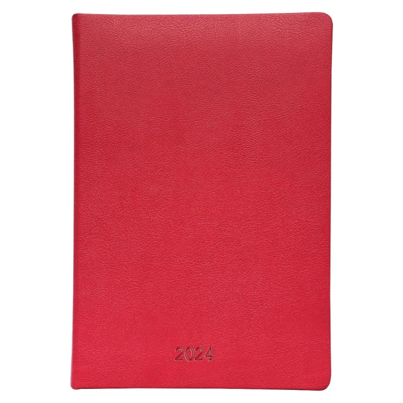 Ежедневник датированный 2024, Infolio, 140х200мм, 352 с, Vienna, AZ2613emb/red