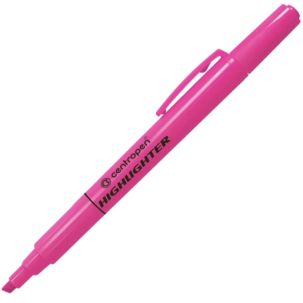 Текстовыделитель, 1-4 мм, розовый, клиновидный нак., CENTROPEN