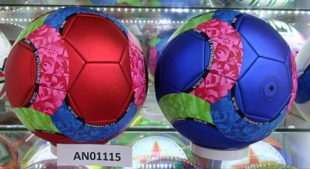 Мяч футбольный ПУ (320 гр), цветной, 4 цвета Арт.AN01115