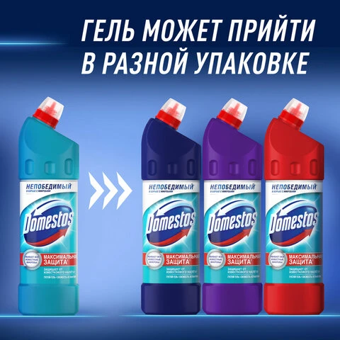 Чистящее средство 1 л, DOMESTOS (Доместос) "Свежесть Атлантики", с