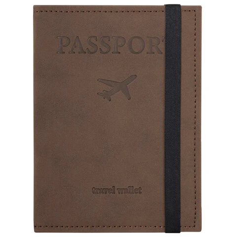 Обложка для паспорта с карманами и резинкой, мягкая экокожа,