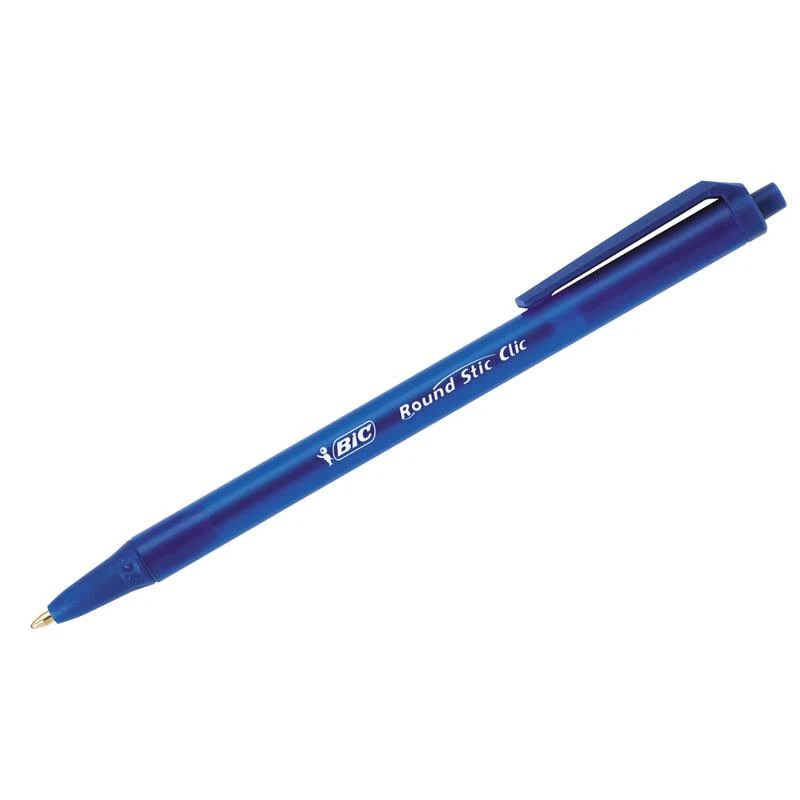 Ручка шариковая автоматическая "Round Stic Clic" синяя, 1мм: 926376