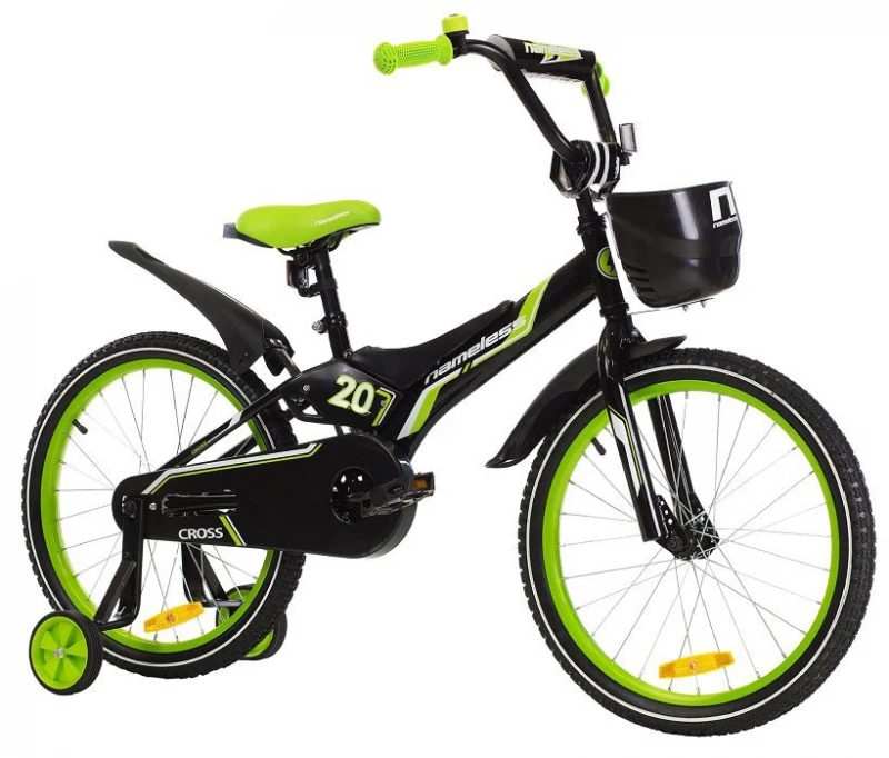 Велосипед 18" NAMELESS CROSS черный/зеленый
