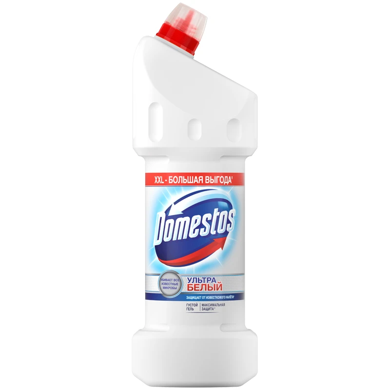 Средство для туалета Domestos "Ультра белый", гель, 1,5л. 67683236