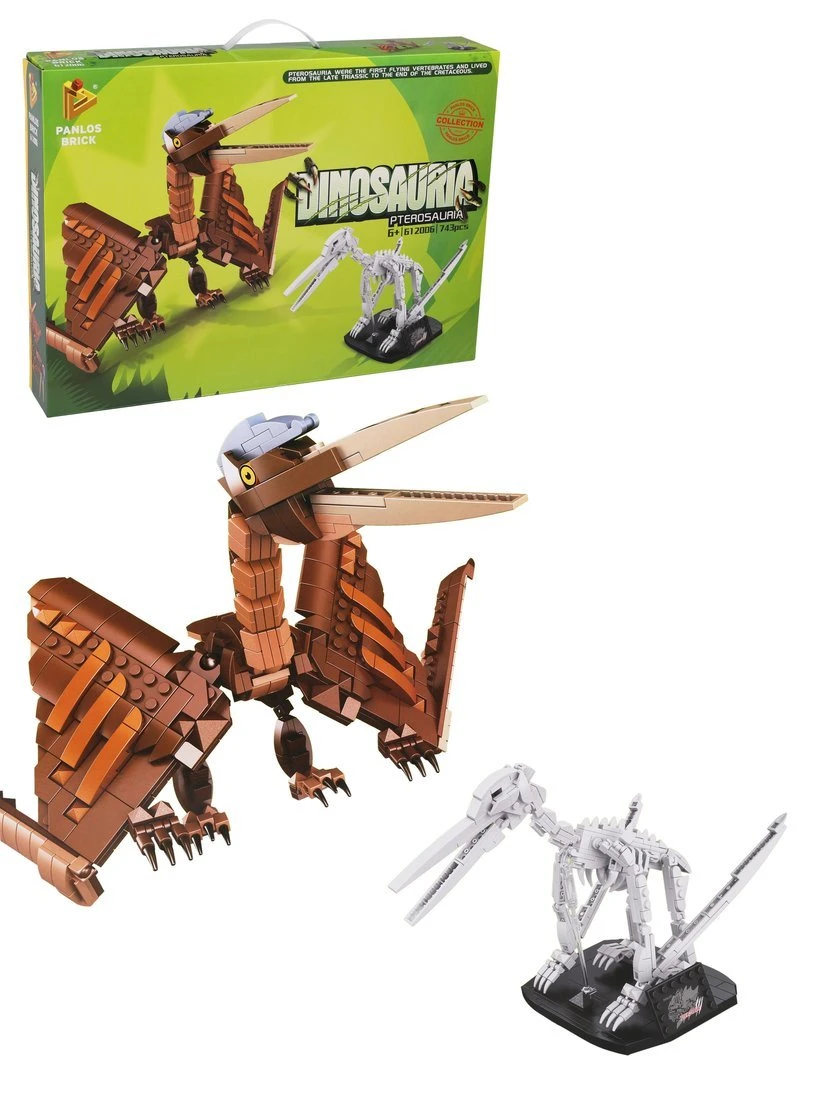 Конструктор серии Динозавры, 743 дет.