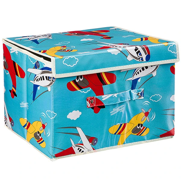 Ящик для хранения игрушек "Самолёты",  размер в сборе: 25х25х38 см,