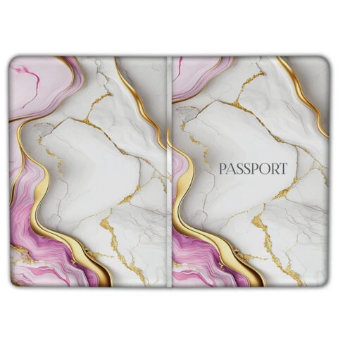 Обложка для паспорта "Cool Mix", 10 дизайнов ассорти, цветной принт,