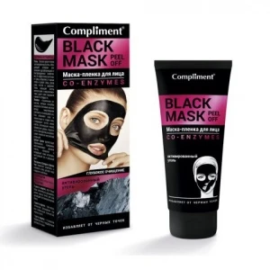 Compliment BLACK MASK Маска-пленка для лица CO-ENZYMES, 80мл/25шт, арт. 904100